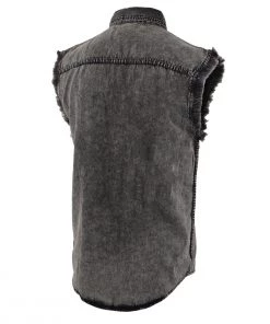 Riding Gear Biker Clothing Co. MDM11683.45 Men’s Beige And Black Sleeveless Shirt