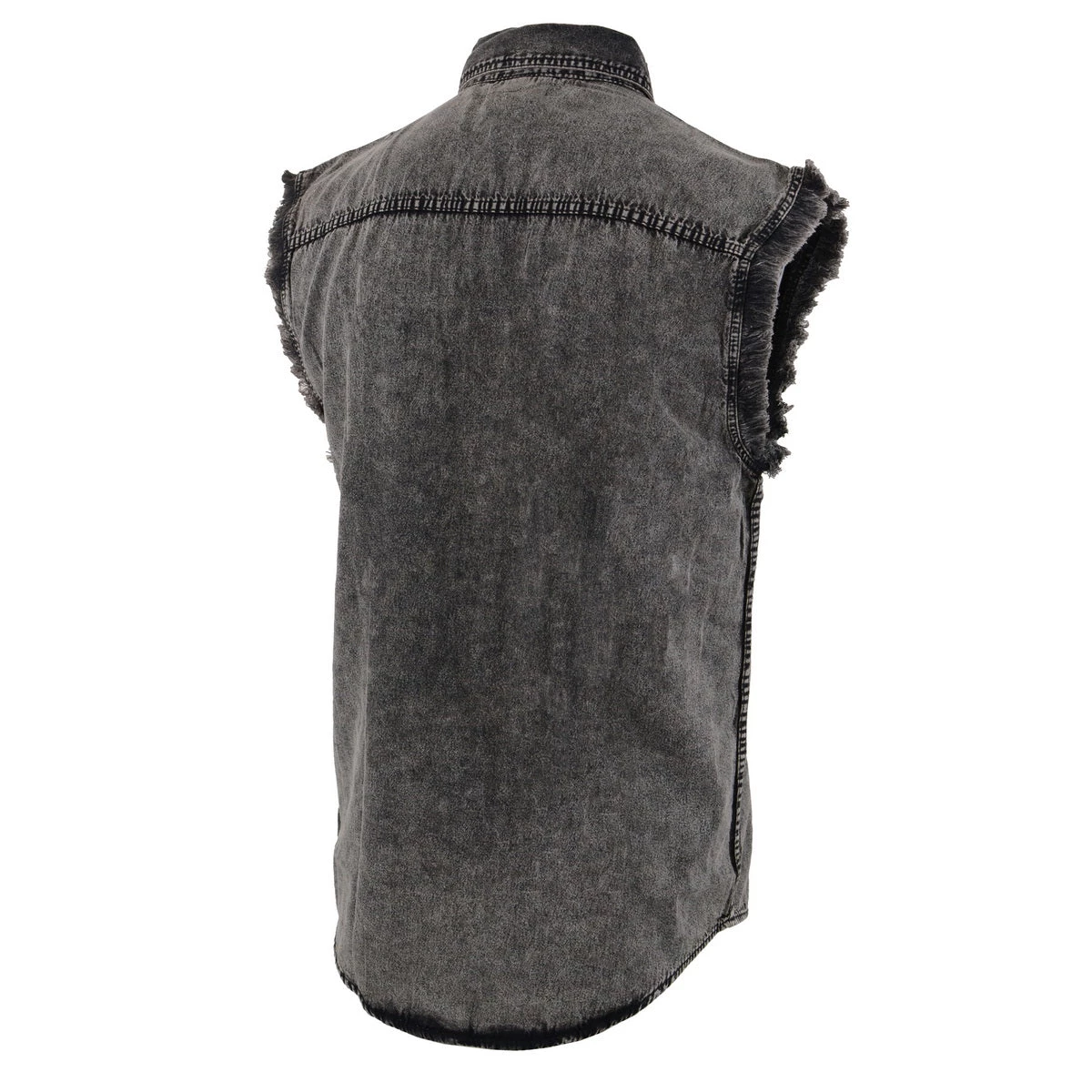 Riding Gear Biker Clothing Co. MDM11683.45 Men’s Beige And Black Sleeveless Shirt