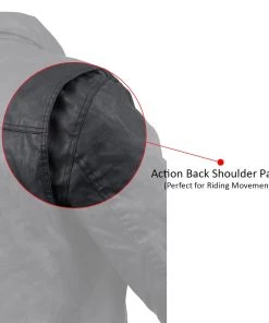 Motorcycle Protective Shirts Milwaukee Leather MDM1603 Men’s Black Waxy Coated Snap Front Shirt