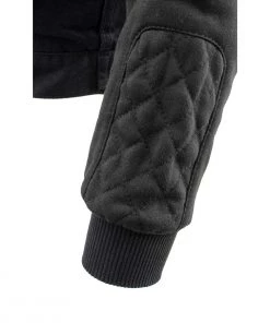 Motorcycle Jackets Milwaukee Leather MDM3020 Men's Black Denim 5-in-1 Club Style Vest With Removable Hoodie