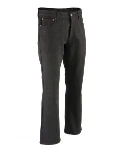 Milwaukee Leather MDM5005 Men's Black 5 Pocket Denim Jeans Infused With Aramid By DuPont Fibers Motorcycle Pants & Chaps