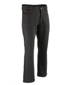 Milwaukee Leather MDM5006 Men's 5 Black Pocket Denim Jeans Infused With Aramid By DuPont Fibers