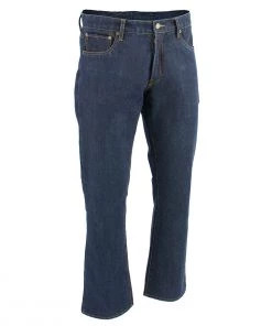 Milwaukee Leather MDM5007 Men's Blue 5 Pocket Denim Jeans Infused With Aramid By DuPont Fibers