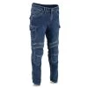 Motorcycle Pants & Chaps Milwaukee Leather MDM5013 Men's Blue Armored Straight Cut Denim Jeans Reinforced With Aramid By DuPont Fibers