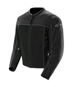 Riding Gear Joe Rocket 'Velocity' Mens Black Mesh Motorcycle Jacket
