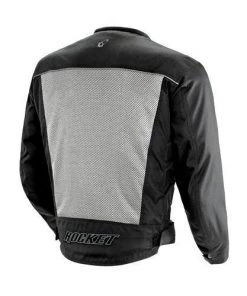 Joe Rocket 'Velocity' Mens Grey And Black Mesh Motorcycle Jacket Riding Gear