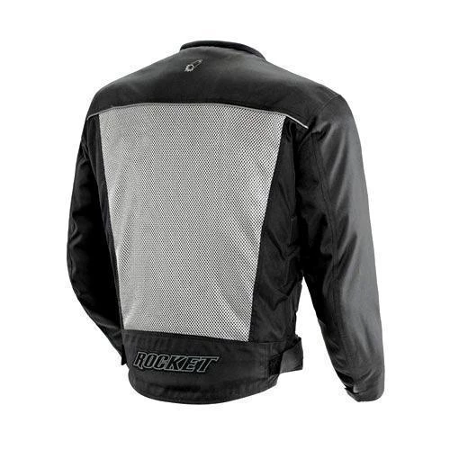 Joe Rocket 'Velocity' Mens Grey And Black Mesh Motorcycle Jacket Riding Gear
