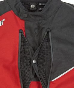 Motorcycle Jackets Joe Rocket Men's Alter Ego 4.1 Red And Black Waterproof Extreme Condition Textile Armor Jacket