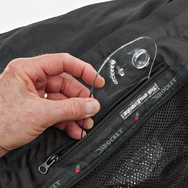 Motorcycle Jackets Joe Rocket Men's Alter Ego 4.1 Red And Black Waterproof Extreme Condition Textile Armor Jacket