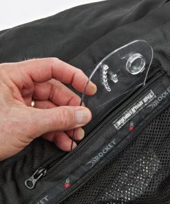 Joe Rocket Men's Alter Ego 4.1 Black And Gun Metal Waterproof Extreme Condition Textile Armor Jacket