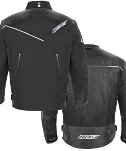 Joe Rocket Men’s Alter Ego 4.1 Black Waterproof Extreme Condition Textile Armor Jacket -Tall