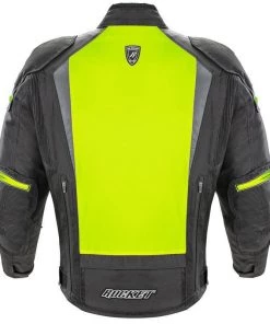 Mesh & Textile Joe Rocket Atomic 5.0 Men's Black And Hi-Viz Yellow Textile Jacket