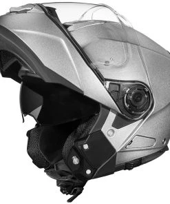 Daytona Helmets MG1-SM ‘Glide’ Silver Metallic DOT Modular Helmet