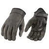 Milwaukee Leather MG7512 Men’s Distressed Brown Light Lined Cruiser Gloves With Gel Palm Riding Gear