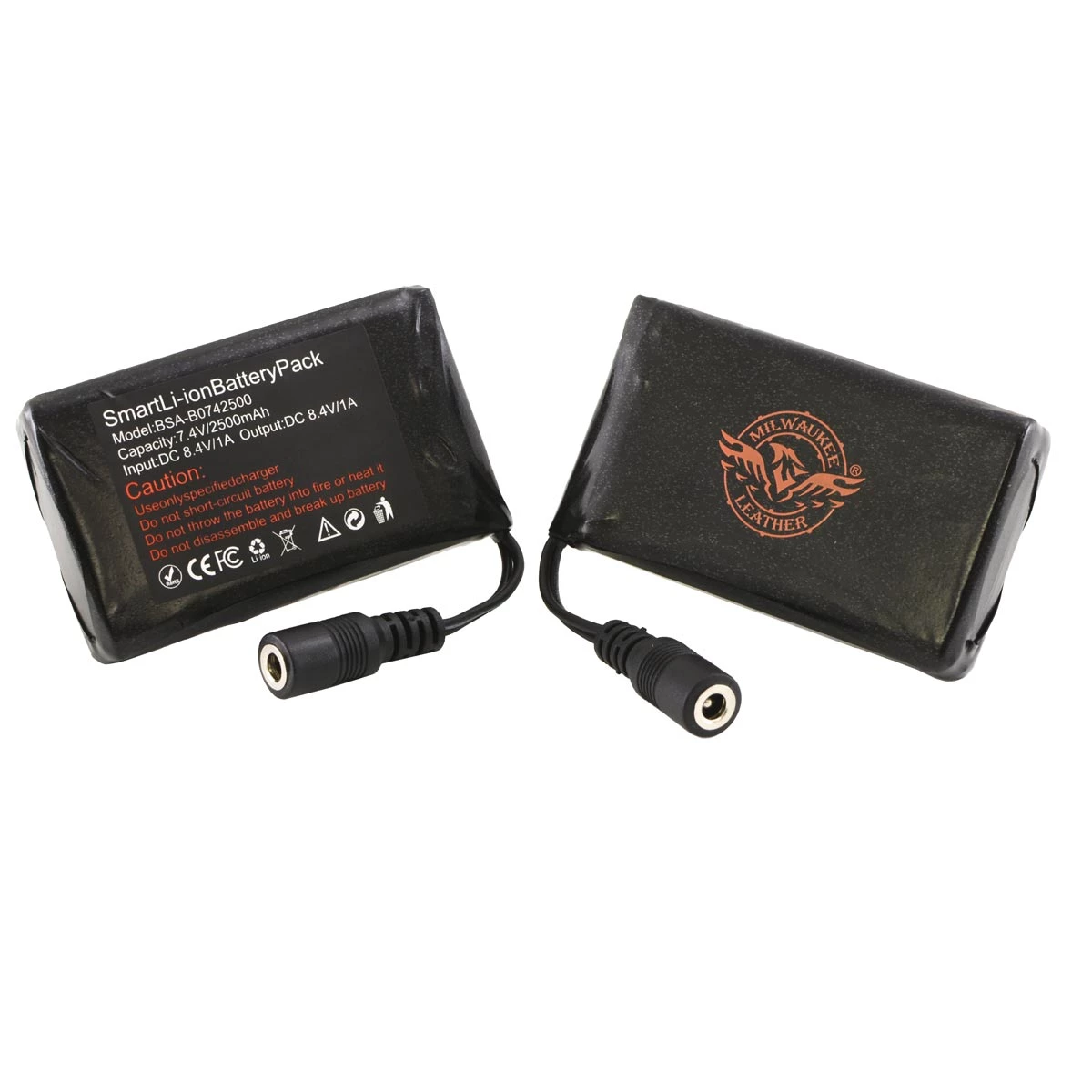 Heated Jackets Milwaukee Leather And Nexgen Heat Universal Twin Battery Pack For 'Heated' Gloves