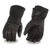 Riding Gear Milwaukee Leather MG7551 Men's Black 'i-Touch Screen' Waterproof Leather Gauntlet Gloves With Flex Knuckles