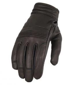 Riding Gear Milwaukee Leather MG7735 Ladies'Flex Knuckles' Black Premium Leather Gloves With Gel Palms
