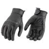 Milwaukee Leather MG7736 Women's Black 'Cool-Tec' Leather Riding Gloves Cool-Tec Gloves