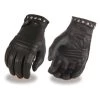 Milwaukee Leather MG7755 Ladies 'i-Touch' Thermal Lined Black Leather Gloves With Studs