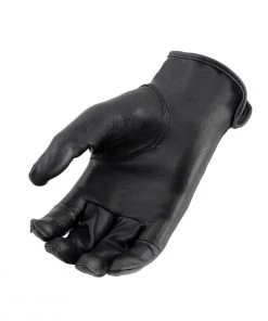 Cool-Tec Gloves Milwaukee Leather MG7797 Women's Black'Cool-Tec' Leather ‘Cinch Wrist’ Riding Gloves