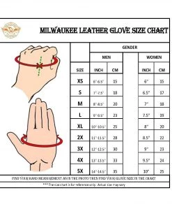 Milwaukee Leather MG7710 Ladies Black Perforated Leather Driving Gloves With Gel Palm