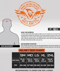 Milwaukee Helmets MPH9813DOT Gloss Black'Menace' Advanced Motorcycle Modular Helmet With Drop Down Visor Riding Gear