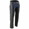 Milwaukee Leather ML1173 Women's Classic Black Leather Hip Chaps Motorycle Pants & Chaps