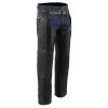 Motorcycle Pants & Chaps Milwaukee Leather ML1191 Men's Black Leather Four Pocket Thermal Lined Chaps