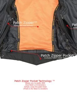 Milwaukee Leather ML1255 Ladies Black Braided Leather Vest With Side Laces