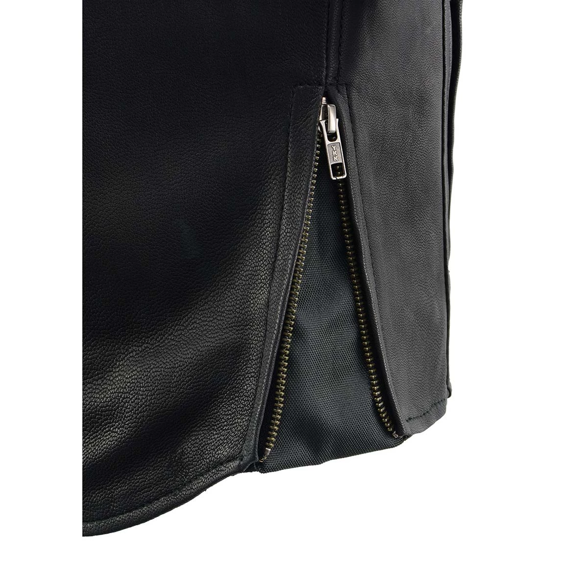 Milwaukee Leather ML1408 Men's Black 'Savage' Sporty Crossover Leather Jacket Leather Motorcycle Jackets