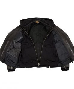 Milwaukee Leather MLL2503 Ladies “Bedazzled” Black Leather Moto Jacket With Hoodie