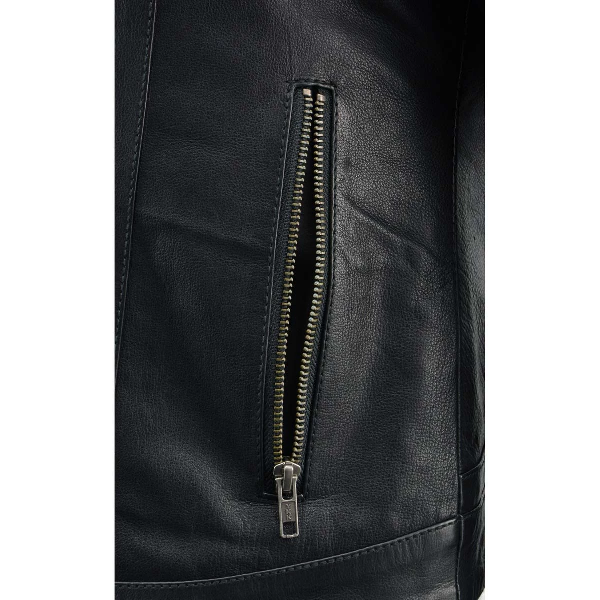 Milwaukee Leather MLL2546 Ladies Purple Winged ‘Scuba’ Leather Jacket With Hoodie Leather Motorcycle Jackets