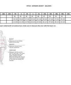 Leather Motorcycle Jackets Milwaukee Leather MLL2555 Women's Black 3/4 Hooded Leather Jacket With Side Stretch