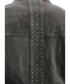 Leather Motorcycle Jackets Milwaukee Leather MLL2565 Ladies “Fringed” Lightweight Black Leather Racer Jacket