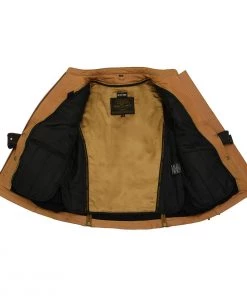 Milwaukee Leather MLL2566 Ladies ‘Fringed Racer’ Lightweight Saddle Leather Jacket Leather Motorcycle Jackets