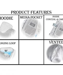 Leather Motorcycle Jackets Milwaukee Leather MLL2575 Ladies Black Vented MC Jacket With Removable Hoodie