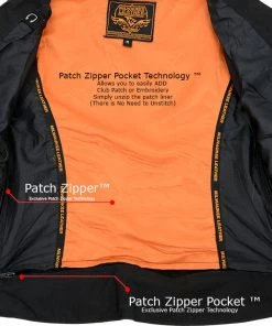 Motorcycle Vests Milwaukee Leather MLL4504 Women's'Riveted' Black Leather Vest With Side Laces