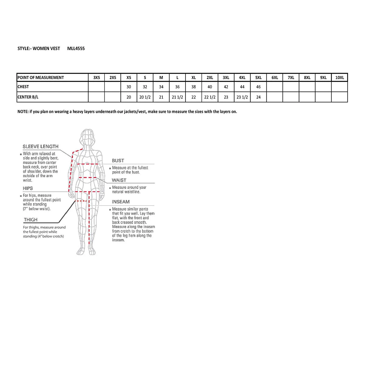 Milwaukee Leather MLL4555 Ladies Black Leather Side Stretch Vest With Zipper Closure Motorcycle Vests