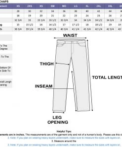 Milwaukee Leather MLL6503 Ladies Black Classic Leather Chaps With Rivet Design