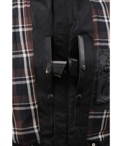 Leather Motorcycle Jackets Milwaukee Leather MLM1518 Men's'Vintage Crazy Horse' Brown Leather Jacket With Full Sleeve Removable Hoodie