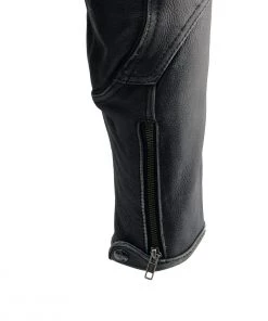 Milwaukee Leather MLM1536 Men's Vintage Grey'Triple Vent' Leather Jacket Leather Motorcycle Jackets