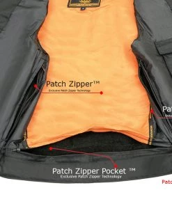 Milwaukee Leather MLM3514 Men's Black'Cool-Tec' ‘Club Style Vest’ Leather Vest Cool-Tec Vests