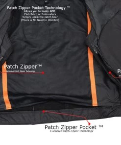 Milwaukee Leather MLM3515 Men's Black'Cool-Tec' Collarless Leather'Club Style Vest'