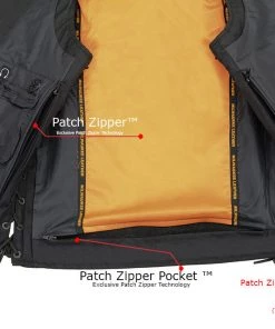 Milwaukee Leather MLM3520 Men's Black Straight Bottom Side Lace Leather Vest