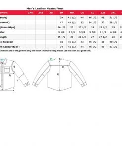 Cool-Tec Vests Milwaukee Leather MLM3524SET Men's Black'All Season' Leather Club Vest With Heated And Cool-Tec Technology