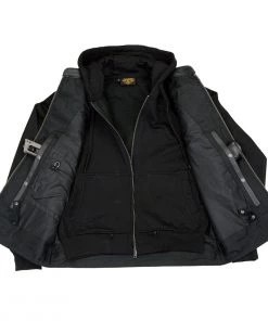 Milwaukee Leather MLM3563 Men's'2 In 1' Black Leather Vest With Reflective Skulls Leather Motorcycle Jackets