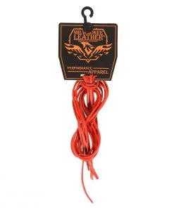 Riding Gear Milwaukee Leather MP7910 Red Replacement Leather Side Lacing 72 Inch Long