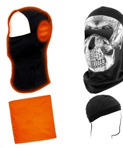 Milwaukee Leather Gift Box 2 MP7922FMSET Black 'Heated' Balaclava And ZanHead Gear Products Heated Jackets