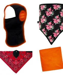Milwaukee Leather Gift Box 4 Ladies MP7922FMSET Black 'Heated' Balaclava And ZanHead Gear Products