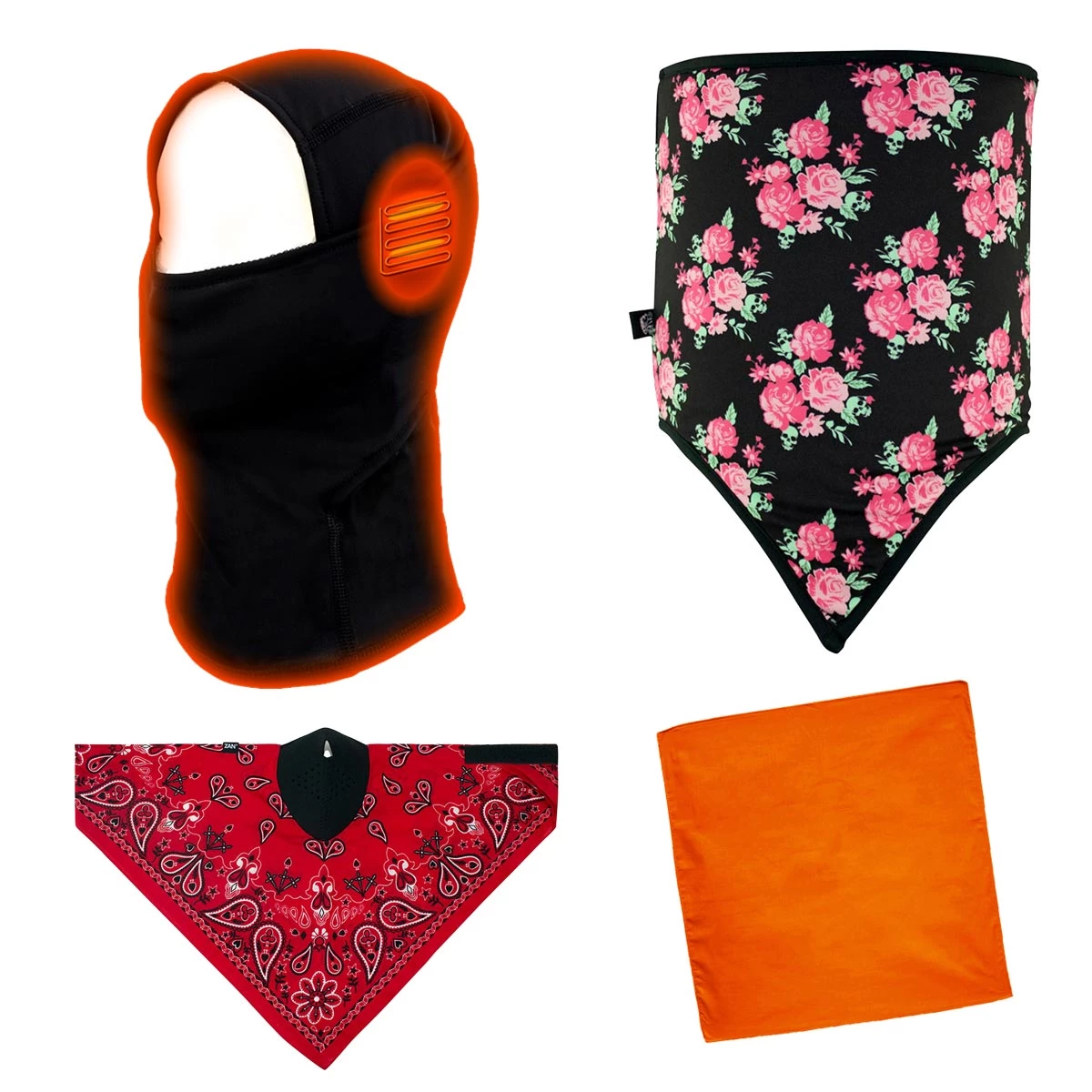 Milwaukee Leather Gift Box 4 Ladies MP7922FMSET Black 'Heated' Balaclava And ZanHead Gear Products